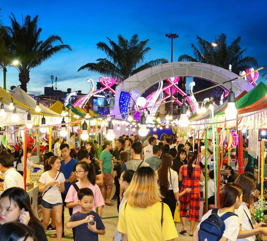 This Thai-style night market