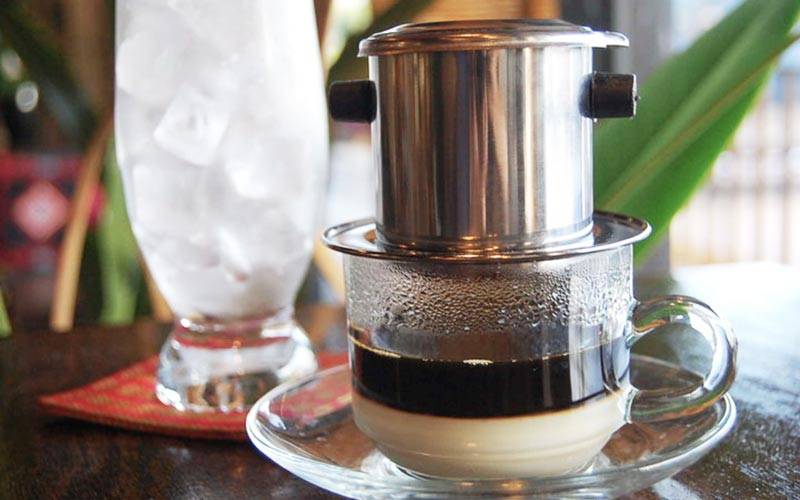 One of the specialties in Saigon is street Coffee