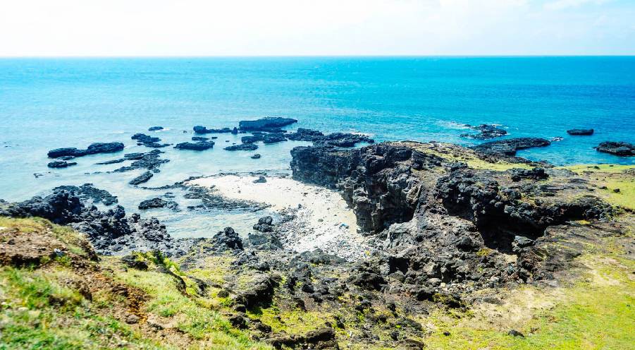 The pristine Phu Quy island with mini Grand Canyon-alike cliffs