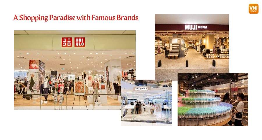 A Shopping Paradise with Famous Brands