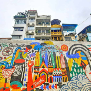 Hanoi Ceramic Mosaic Mural - vnitourist