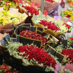 quang ba flower market - vnitourist