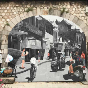 Phung Hung Mural Street - vnitourist