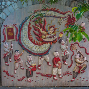 Phung Hung Mural Street - vnitourist